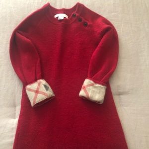 Kids Burberry cashmere dress